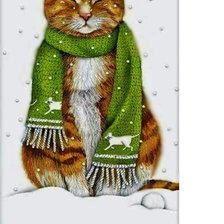 Схема вышивки «Кот.»