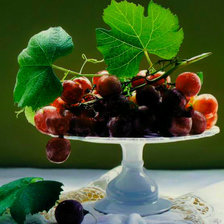 Схема вышивки «Виноград»