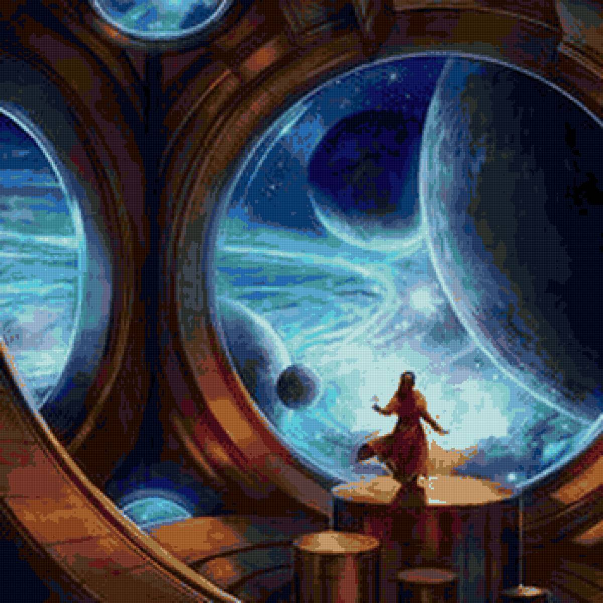 вселенная - вселенная, космос, космический пейзаж, планеты - предпросмотр