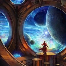 Схема вышивки «вселенная»