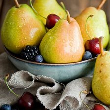 Схема вышивки «фрукты»