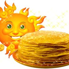 Схема вышивки «Блины и солнышко»