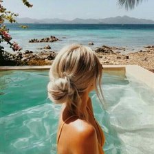 Схема вышивки «Море»