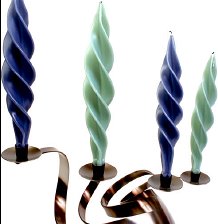 Схема вышивки «Свечи на подсвечнике»