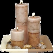 Схема вышивки «Свечи»