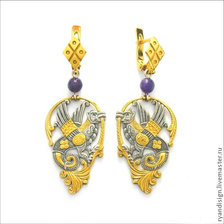 Схема вышивки «Серьги аутентичные»