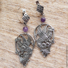 Схема вышивки «Серьги аутентичные»