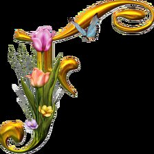 Алфавит с цветами