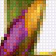 Предпросмотр схемы вышивки «Алфавит с цветами» (№2041070)