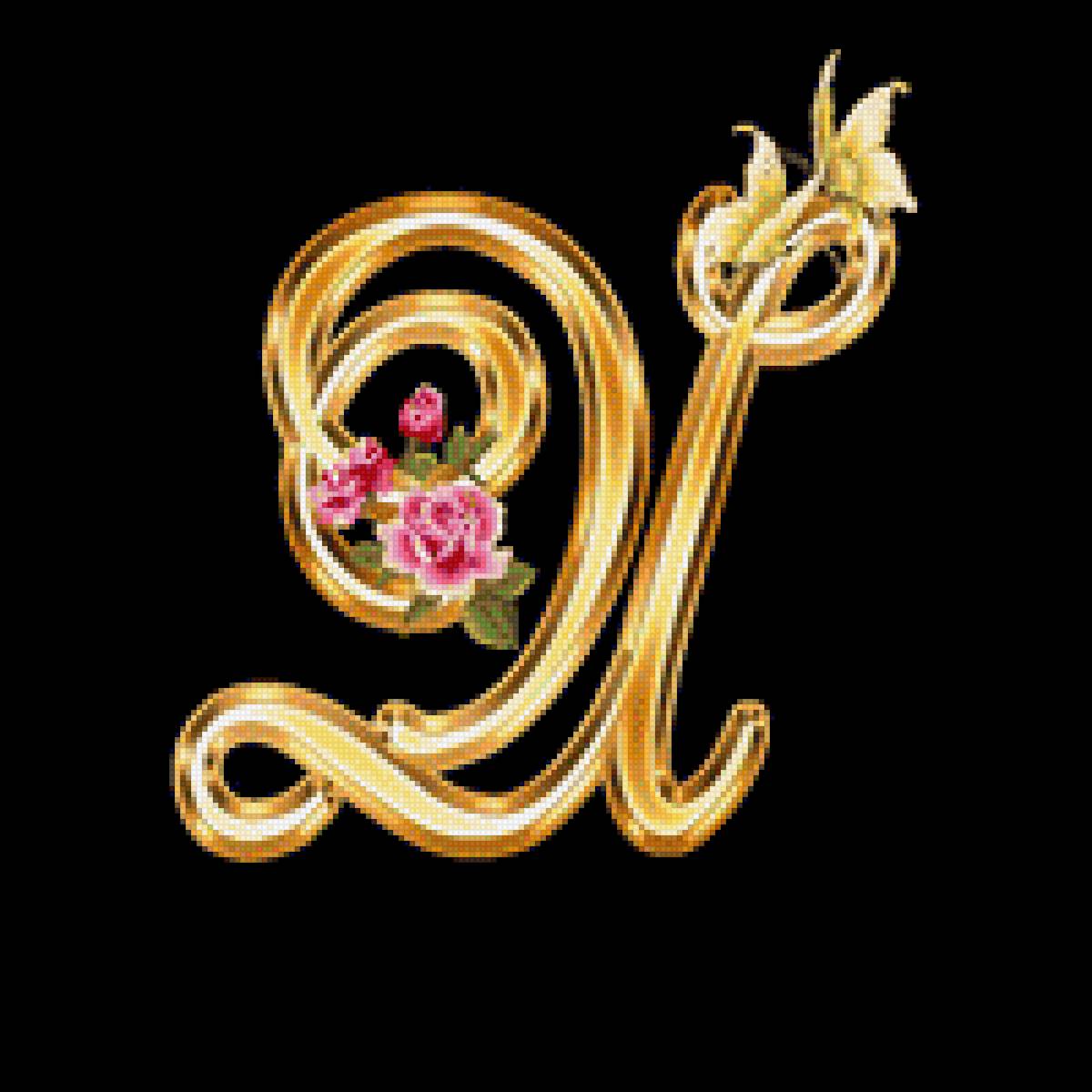 Алфавит с цветами - абетка, цветы, алфавит - предпросмотр