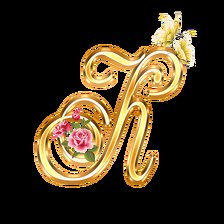 Схема вышивки «Алфавит с цветами»