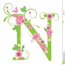 Алфавит с цветами