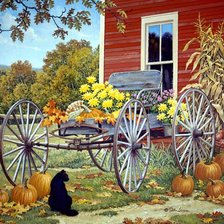 Схема вышивки «Осенний мотив»