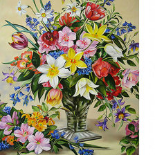 Схема вышивки «Букет»