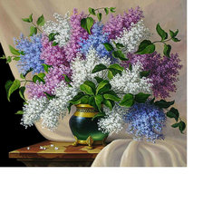 Схема вышивки «Сирень»