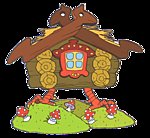 Схема вышивки «Избушка на курьих ножках»