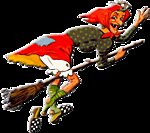 Схема вышивки «Баба Яга»