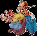 Схема вышивки «Баба Яга»