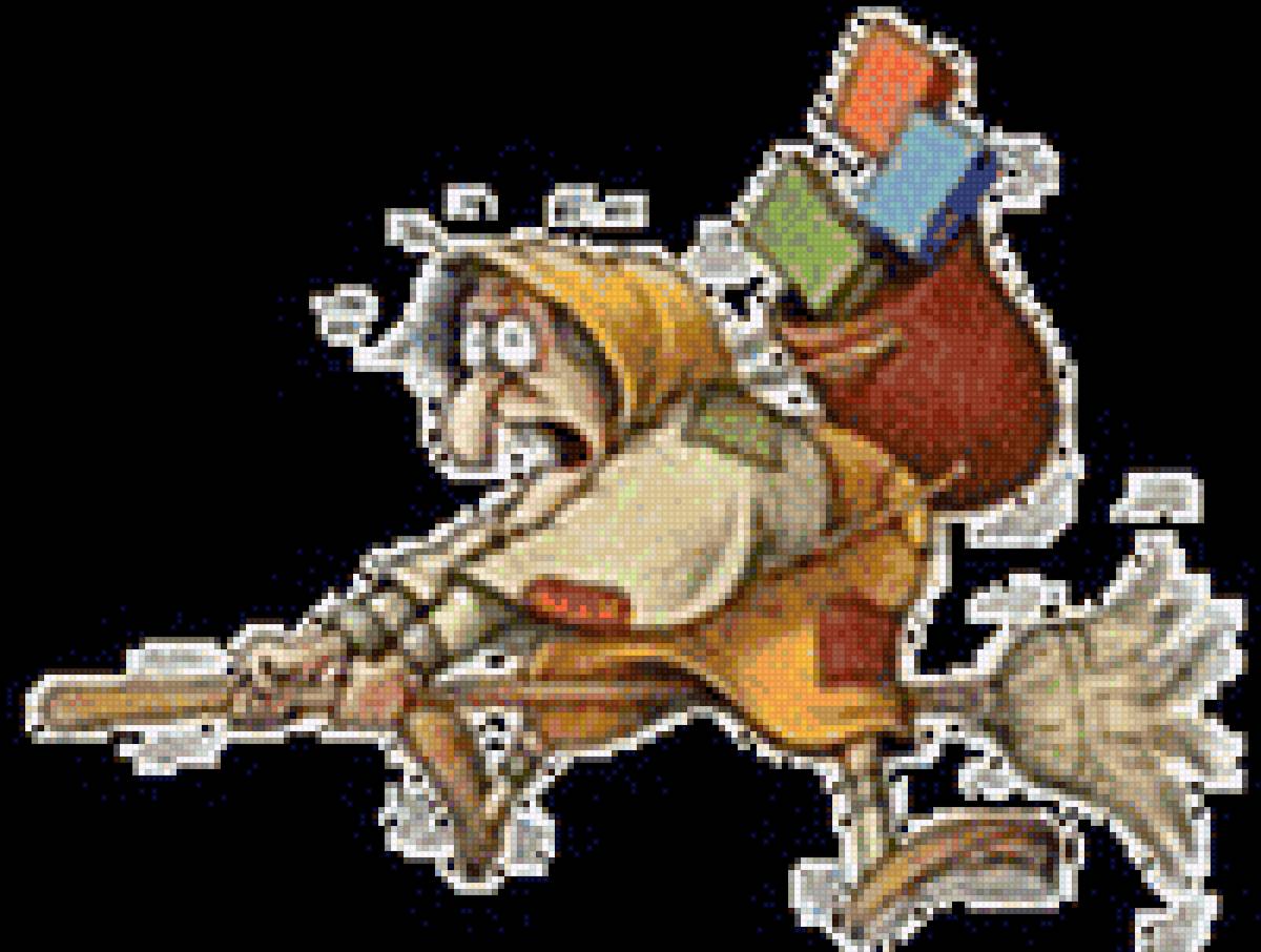 Баба Яга - детское, баба яга, мультяшки, сказки - предпросмотр