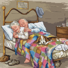 Схема вышивки «Спокойная старость»