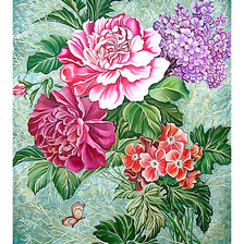 Схема вышивки «Серия "Букет".»