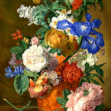 Схема вышивки «Серия "Букет".»