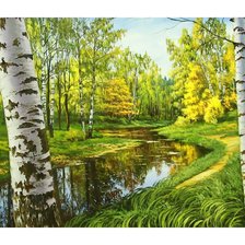 Схема вышивки «Пейзаж.»