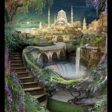 Схема вышивки «ЗАТЕРЯННЫЙ МИР ВООБРАЖЕНИЯ»