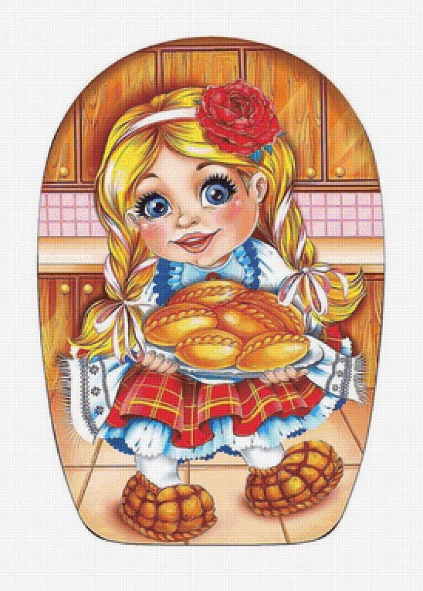 домовёнок - домовой, русское народное, пироги. - предпросмотр