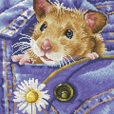 Схема вышивки «Хомячек»