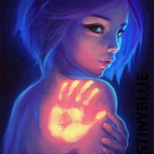 Схема вышивки «девушка»