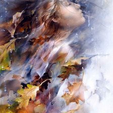 Схема вышивки «девушка»