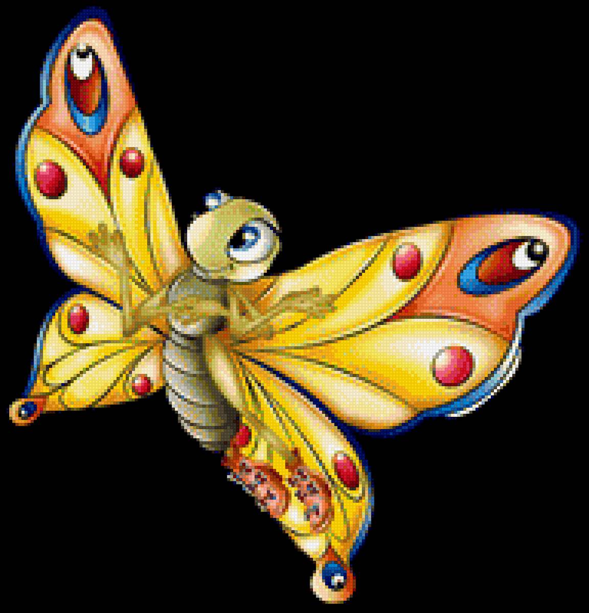 Бабочка, светлячек - светлячек, мультяшки, бабочка, дети - предпросмотр