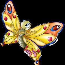 Схема вышивки «Бабочка, светлячек»