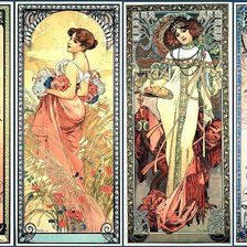 Схема вышивки «Сезоны»