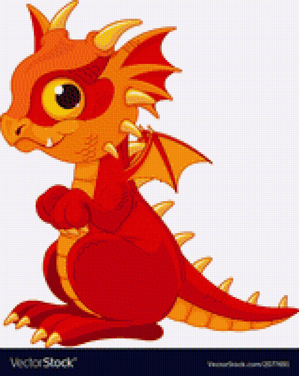 Динозавр - динозавр, фентези, дети, мультяшки, сказка, дракон - предпросмотр