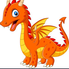 Схема вышивки «Динозавр»