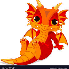 Схема вышивки «Динозавр»