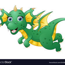 Схема вышивки «Динозавр»