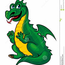 Схема вышивки «Динозавр»