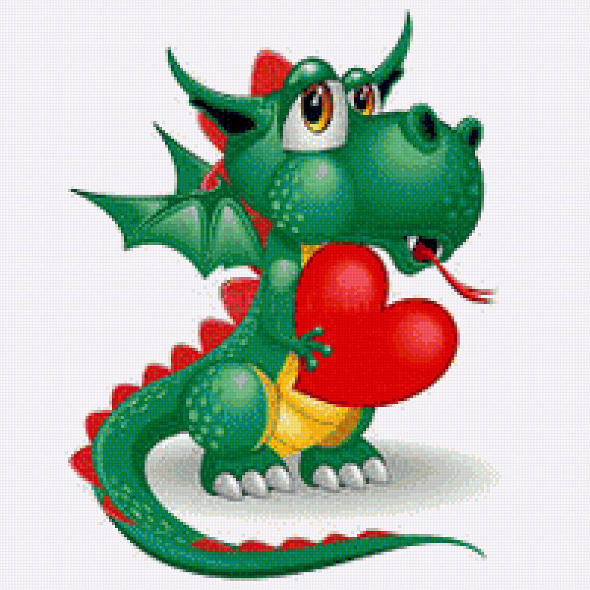 Динозавр - мультяшки, динозавр, фентези, дракон, дети, сказка - предпросмотр