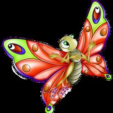 Схема вышивки «Бабочка, светлячек»