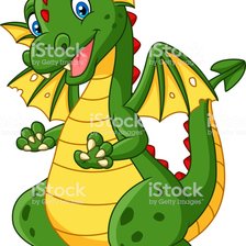 Схема вышивки «Динозавр»