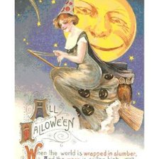 Схема вышивки «Ведьма»