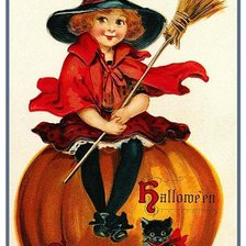 Схема вышивки «Ведьма»