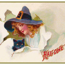 Схема вышивки «Ведьма»