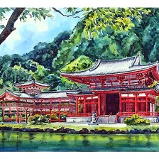 Схема вышивки «акварель»