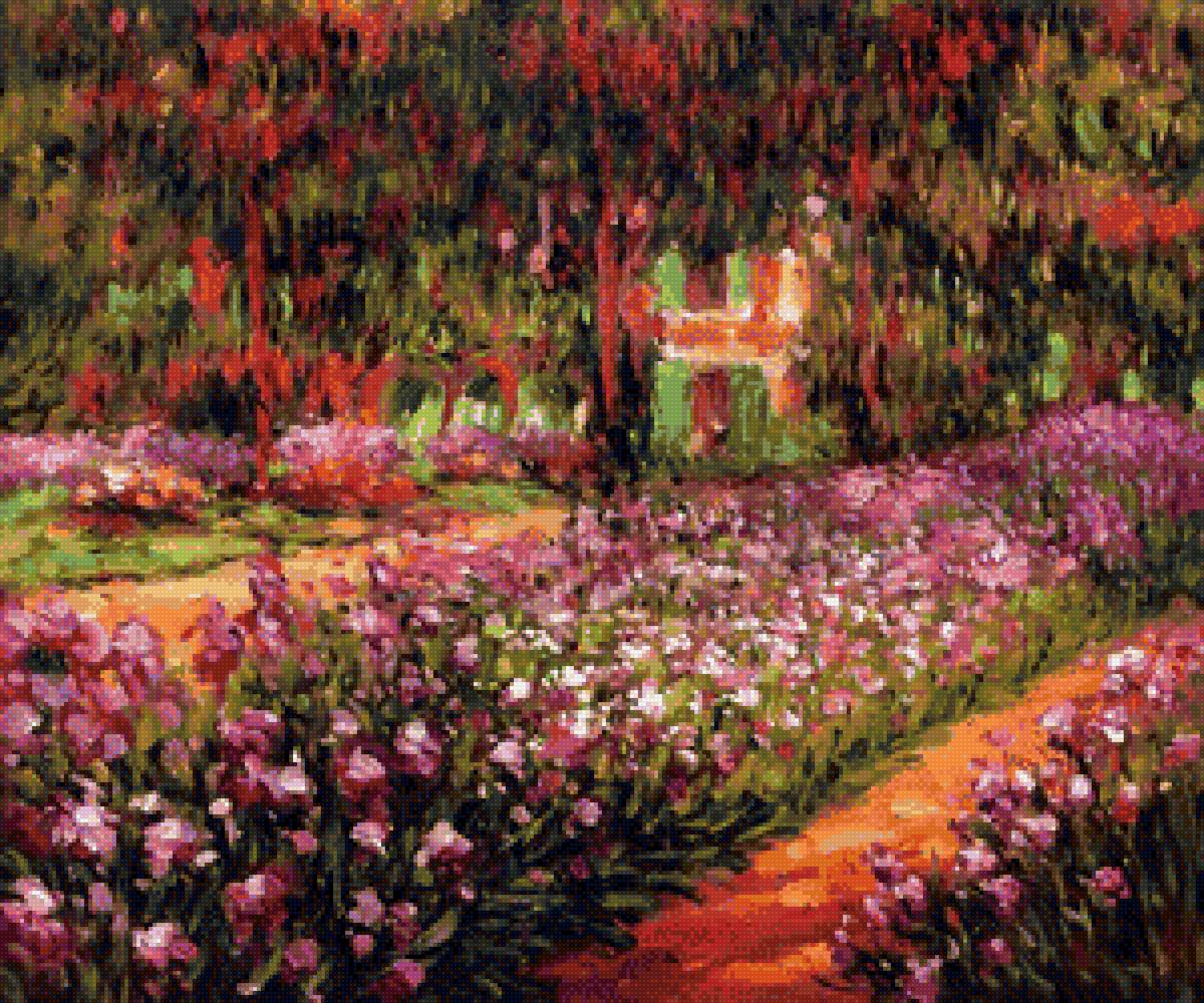 Моне Ирисы - предпросмотр