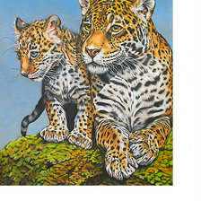 Схема вышивки «Тигры»