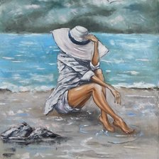 Схема вышивки «ГРУСТЬ»